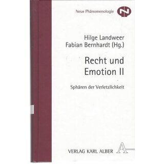 Recht und Emotion II Geb. Ausg. Mängelexemplar
