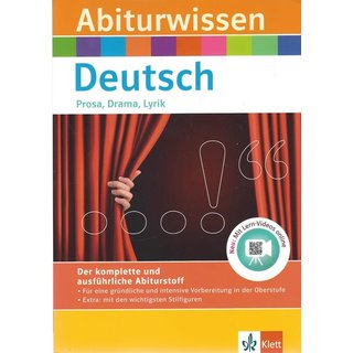 Klett Abiturwissen Deutsch Taschenbuch