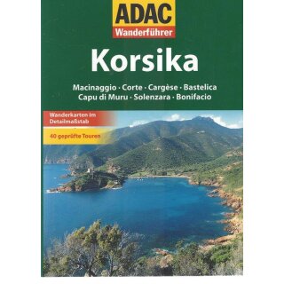 ADAC Wanderführer Korsika Taschenbuch