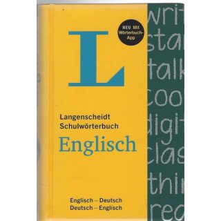 Langenscheidt Schulwörterbuch Englisch Taschenbuch Mängelexemplar