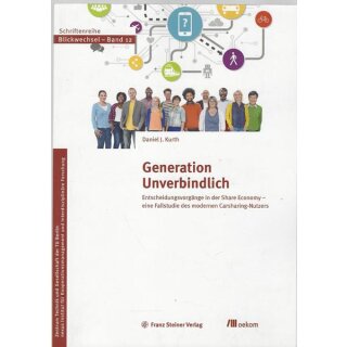 Generation Unverbindlich: von Daniel J. Kurth TB Mängelexemplar