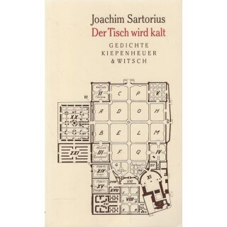 Der Tisch wird kalt: Gedichte von Joachim Sartorius Taschenbuch Mängelexemplar