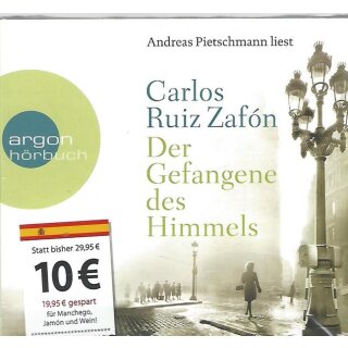 Der Gefangene des Himmels (Urlaubsaktion) Audio-CD von Carlos Ruiz Zafón