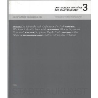 Stadtbaukunst - Dortmunder Vorträge 3 Tb.Mängelexemplar von Christoph Mäckler