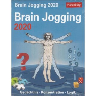 Brain Jogging Wissenskalender. Tischkalender 2020 von Harenberg