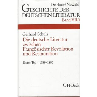 Geschichte der deutschen Literatur Geb. Ausg. Mängelexemplar von Gerhard Schulz