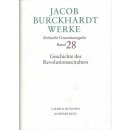 Jacob Burckhardt Werke Bd. 28: Geb. Ausg....