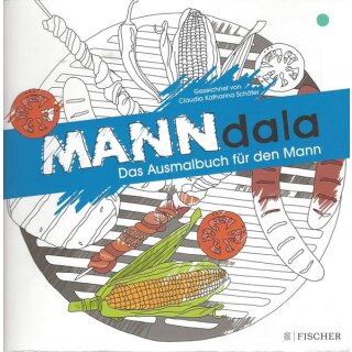 MANNdala: Das Ausmalbuch Tb. Mängelexemplar von Claudia Katharina Schäfer