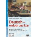 Deutsch - einfach und klar: 6. Klasse Taschenbuch von...