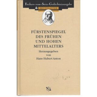 Fürstenspiegel des frühen und hohen Mittelalters Geb. Ausg.. Mängelexemplar
