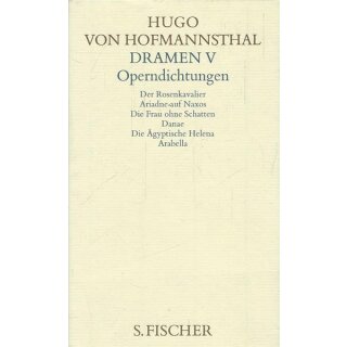 Gesammelte Werke.: Dramen V......Gb. Mängelexemplar von Hugo von Hofmannsthal