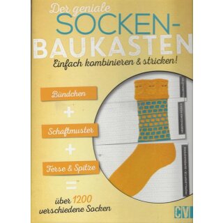 Der geniale Socken-Baukasten*: Einfach kombinieren Geb. Ausg.