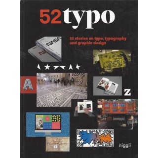 52 Typo: 52 stories on type, typography Tb. Mängelexemplar von étapes:editions