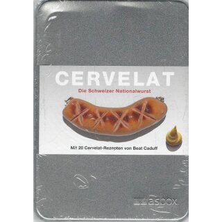 Cervelat - Die Schweizer Nationalwurst, Postkartenbox B-Ware von Beat Caduff