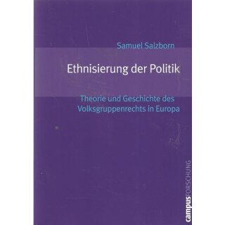 Ethnisierung der Politik: Theorie und Br. Mängelexemplar von Samuel Salzborn