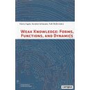 Weak Knowledge: Geb. Ausg. Mängelexemplar von Moritz...