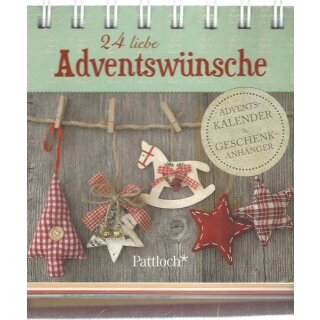 24 liebe Adventswünsche Kalender Mängelexemplar