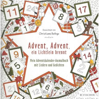 Advent, Advent, ein Lichtlein brennt Br. Mängelexemplar von Christiane Bethge