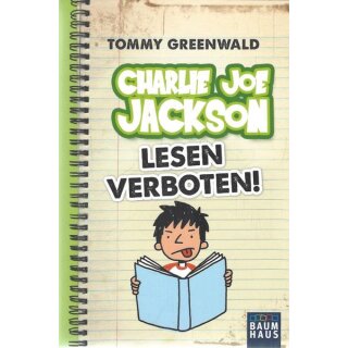 Charlie Joe Jackson - Lesen verboten! Bd.1Tb. Mängelexemplar von Tommy Greenwald