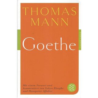 Goethe Taschenbuch Mängelexemplar von Thomas Mann