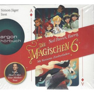 Die magischen Sechs - Mr Vernons Zauberladen Audio CD von Neil Patrick Harris