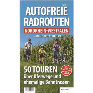 Autofreie Radrouten Nordrhein-Westfalen Tb. Mängelexemplar von Matthias Thomes