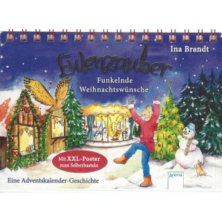 Eulenzauber. Funkelnde Weihnachtswünsche: Kalender Mängelexemplar von Ina Brandt