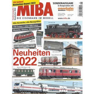 Neuheiten-Report 2022: Miba Sonderheft  Broschiert Mängelexemplar