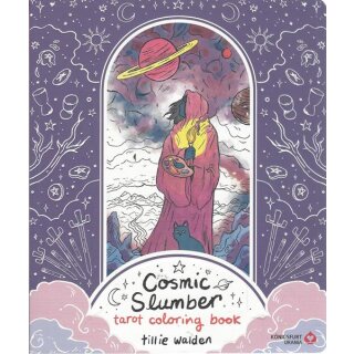 Cosmic Slumber Tarot Coloring Book Tb. Mängelexemplar von Tillie Walden