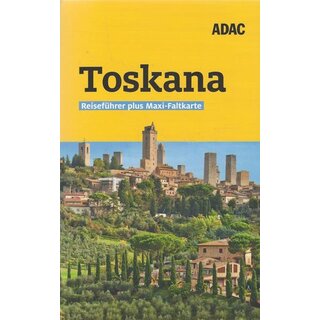 ADAC Reiseführer plus Toskana: Mit Maxi-Faltkarte und Spiralbindung Taschenbuch