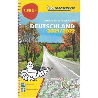 Michelin Kompaktatlas Deutschland 2021/2022