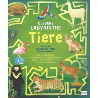 Clevere Labyrinthe - Tiere Taschenbuch Laura von Baker Marc Pattenden