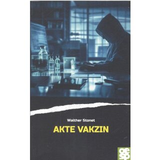 Akte Vakzin: Kriminalroman Taschenbuch Mängelexemplar von Walther Stonet