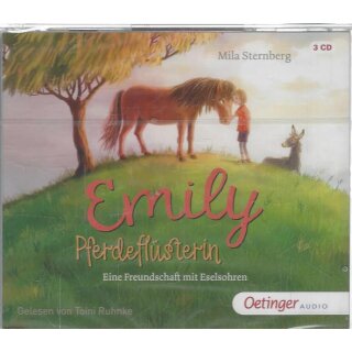 Emily Pferdeflüsterin:Eine Freundschaft mit Eselsohren Audio CD v.Mila Sternberg