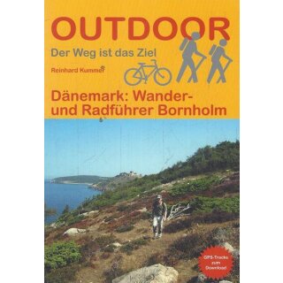 Dänemark: Wander- und Radführer Bornholm Br.Mängelexemplar von Reinhar Kummer