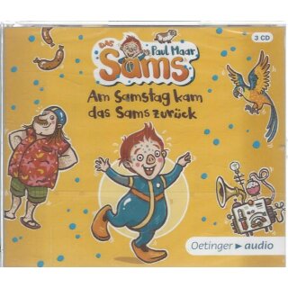 Das Sams 2. Am Samstag kam das Sams zurück Audio CD von Paul Maar